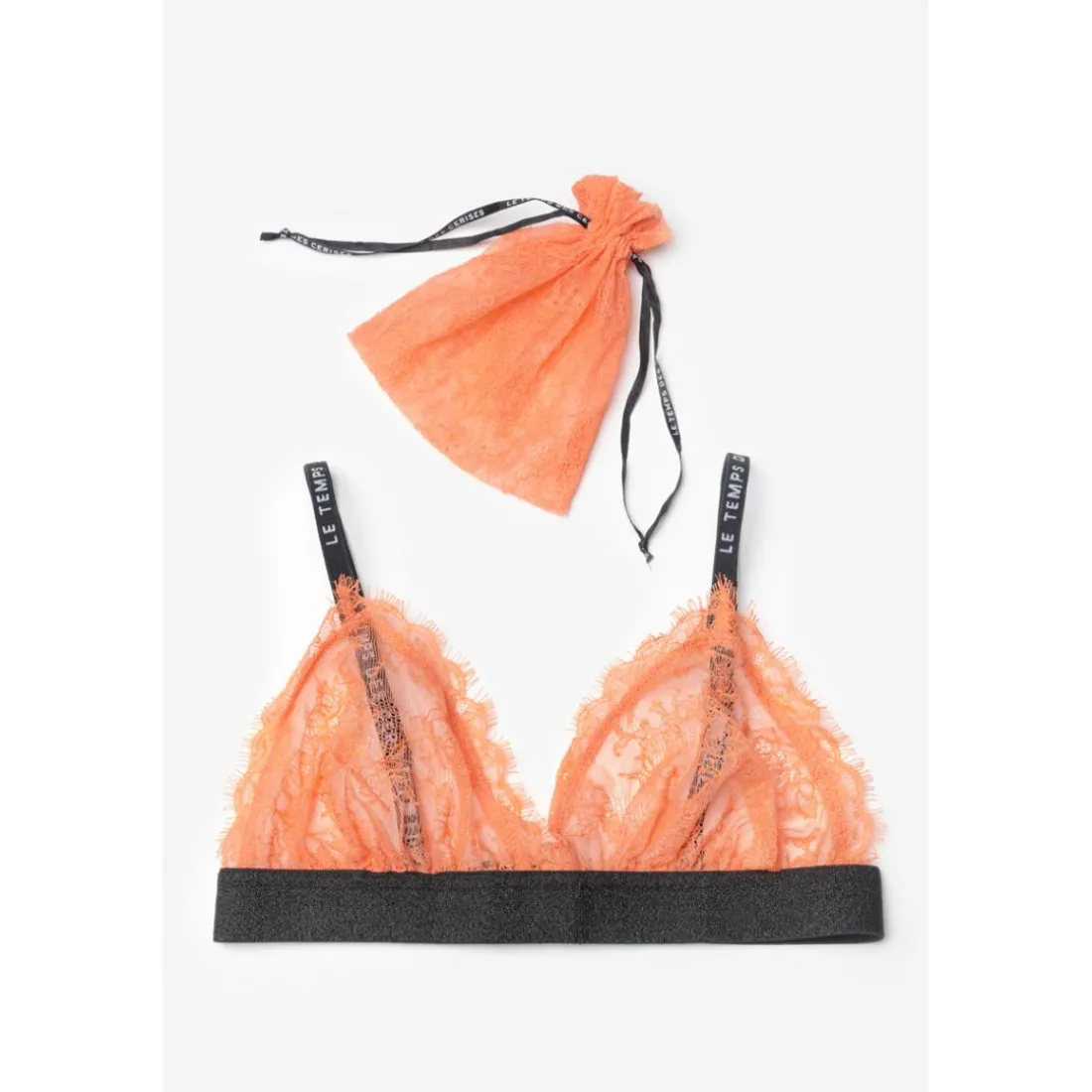 Soutien-gorge triangle Secret corail