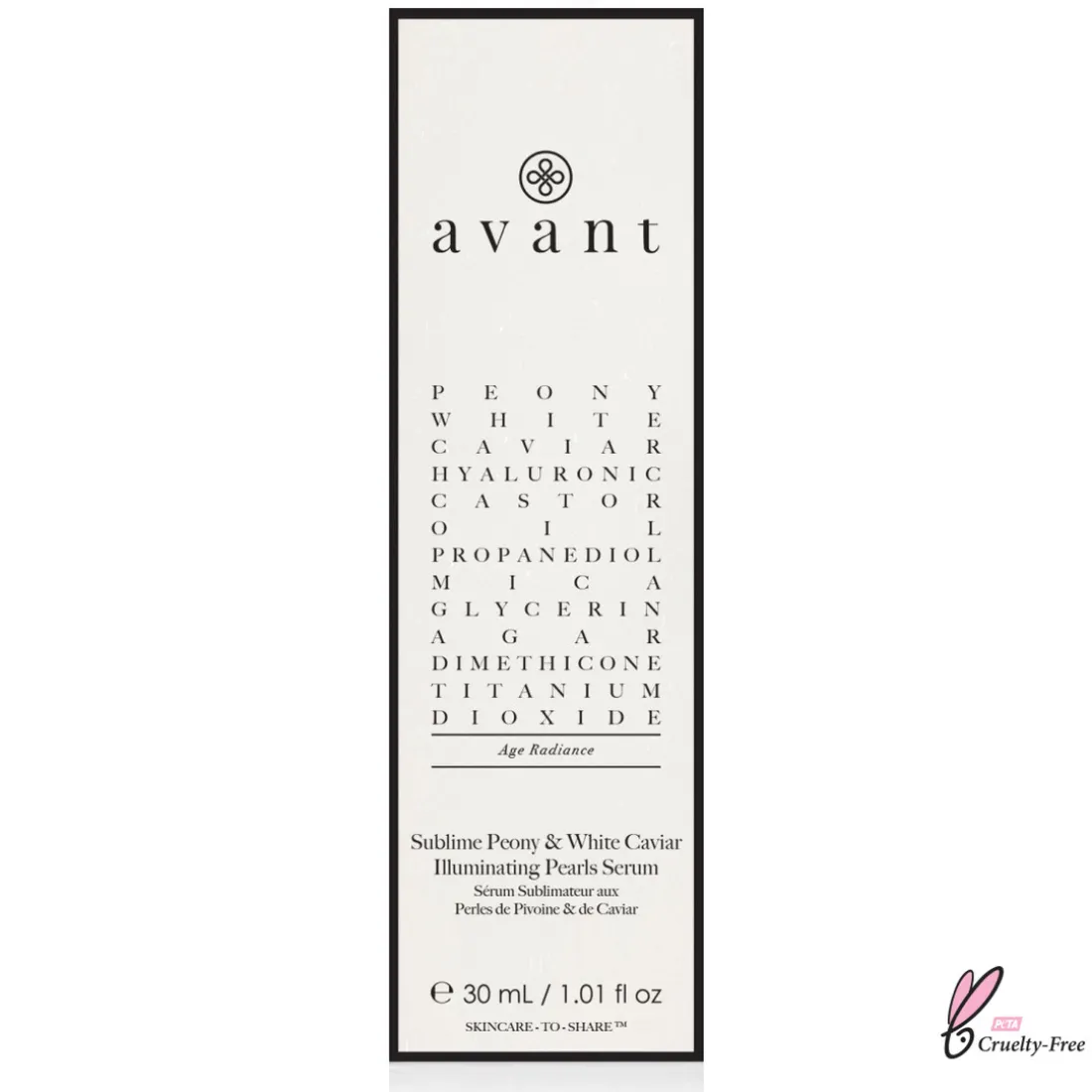 Sérum Sublimateur aux Perles de Pivoine & de Caviar - Avant Skincare