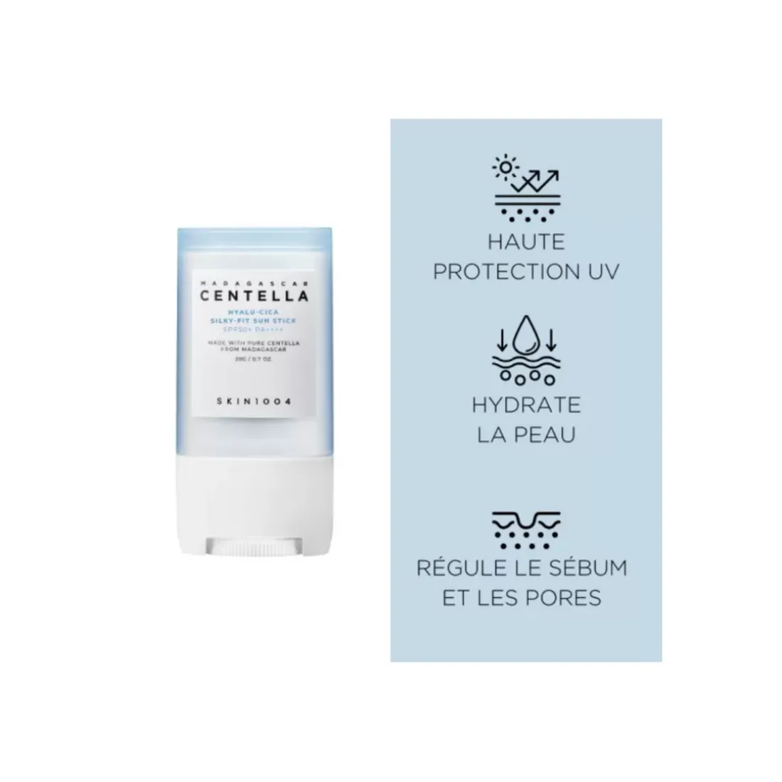 STICK DE PROTECTION SOLAIRE HYDRATANT EFFET SOYEUX SPF50+