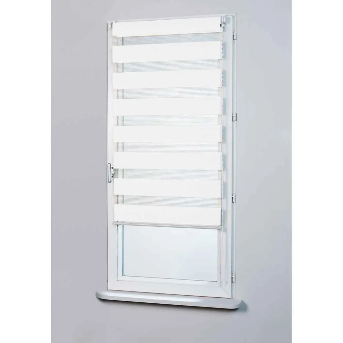 Store Enrouleur Blanc JOUR NUIT