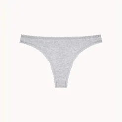 String en coton - Gris