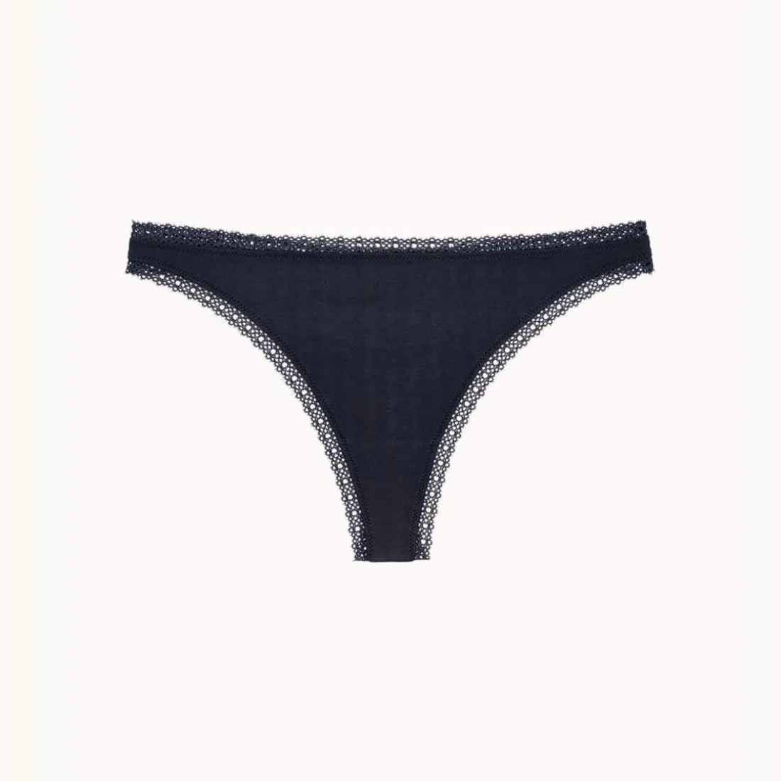 String en coton - Noir