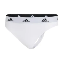 String femme Coton Logo Adidas blanc
