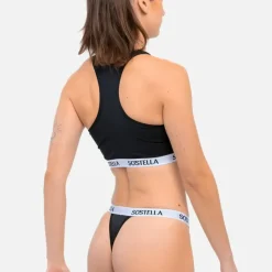 String Menstruel de sport - Absorbant et respirant -e n°2 noir en nylon