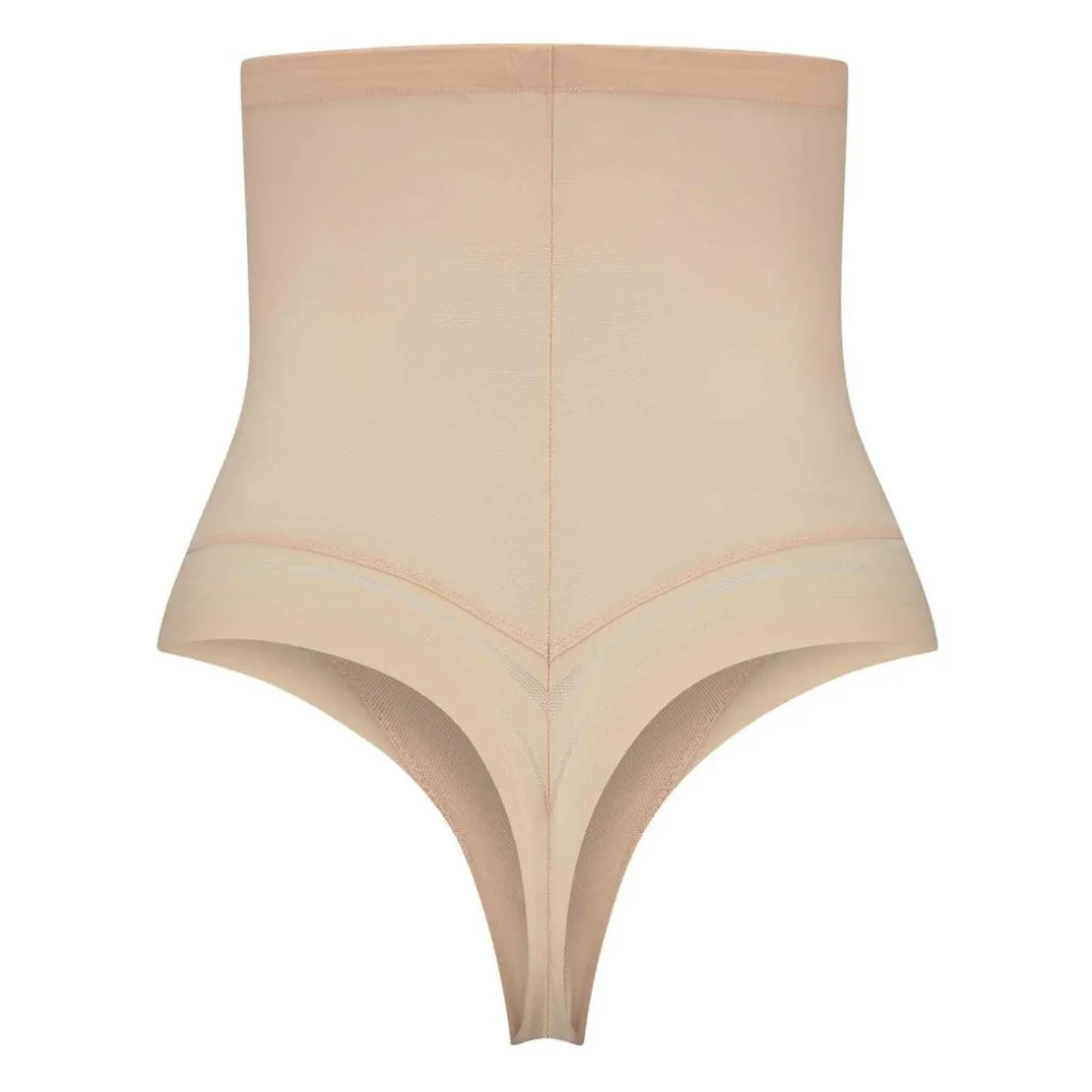 String taille haute gainant Beige Bye Bra