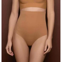 String taille haute invisible Marron Invisible Bye Bra