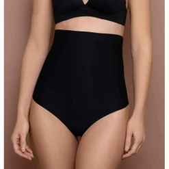 String taille haute sculptant - Noir Bye Bra