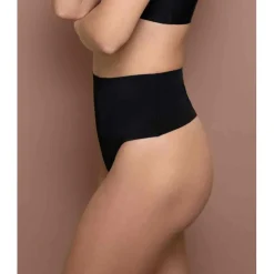 String taille midi invisible Noir Invisible Bye Bra