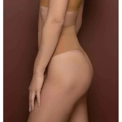 String taille midi invisible Marron Invisible Bye Bra