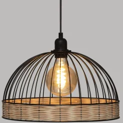 Suspension Métal Fil RTN Suwa Noir D 35