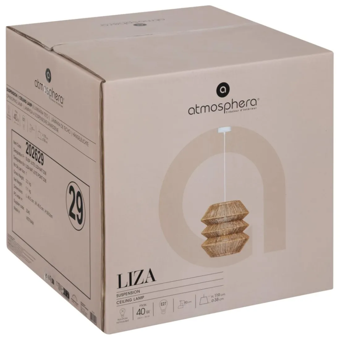 Suspension Liza jute