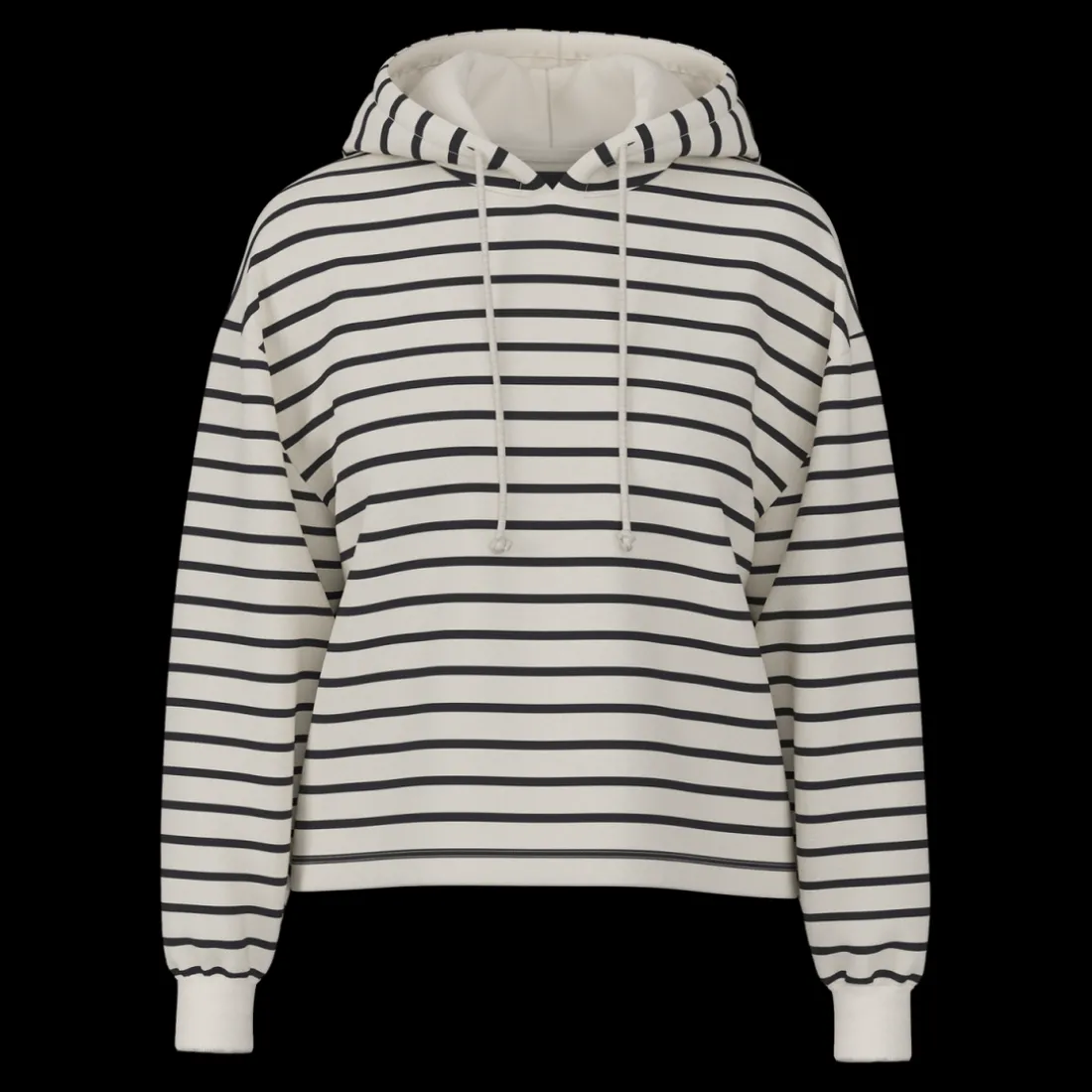 Sweat à capuche blanc en coton