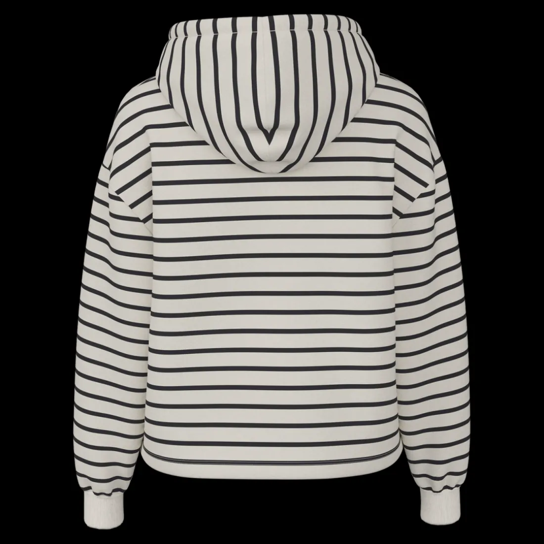 Sweat à capuche blanc en coton