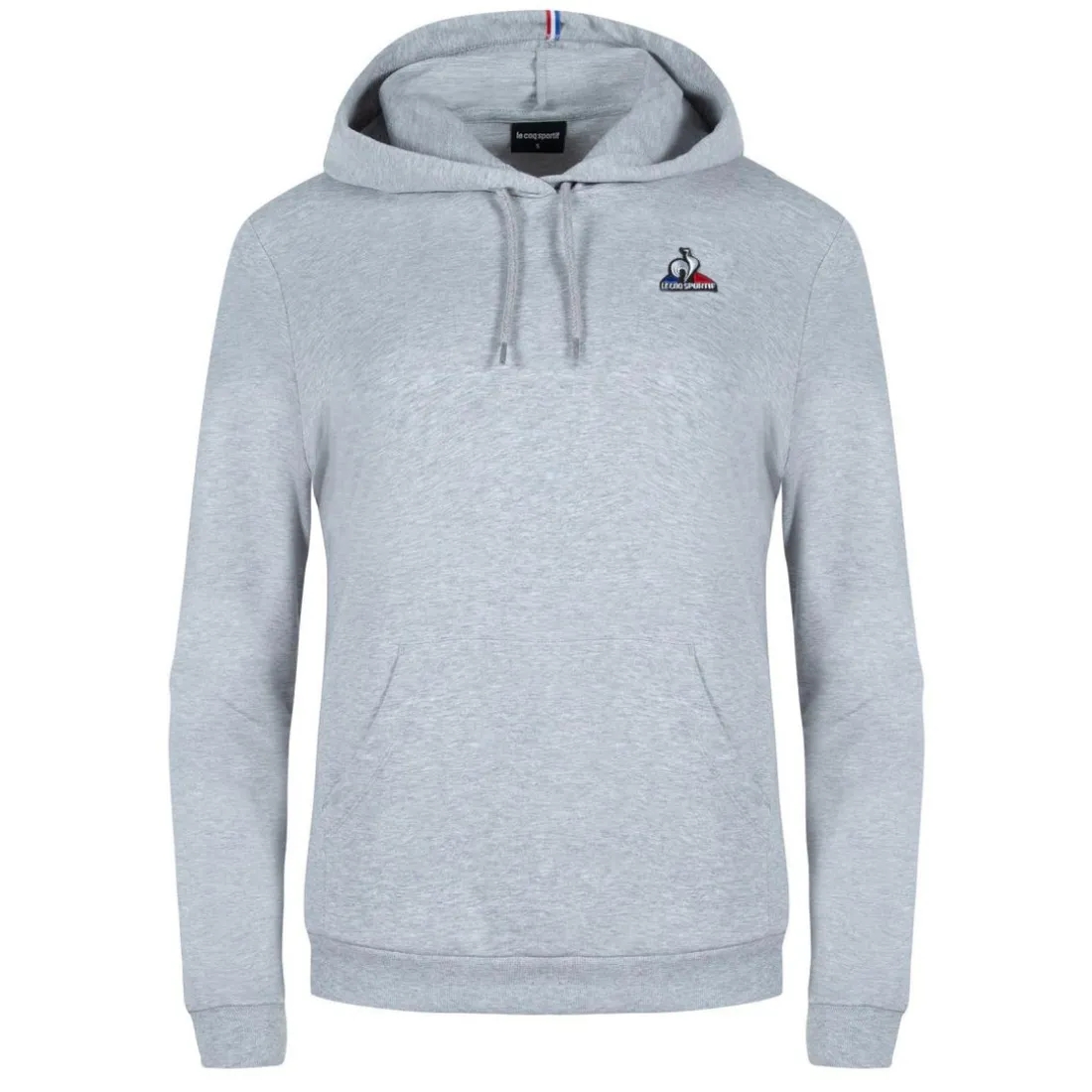 Sweat à capuche ESS N°1 W Blanc gris en coton