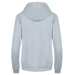 Sweat à capuche ESS N°1 W Blanc gris en coton