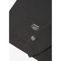 Sweat à capuche garçon Tanbo en coton noir