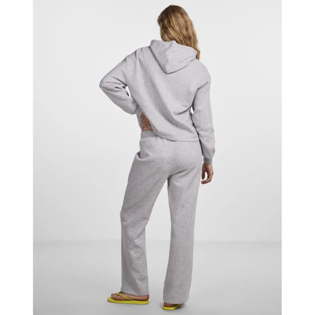 Sweat à capuche gris en coton Eden