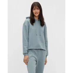 Sweat à capuche gris en coton Kali