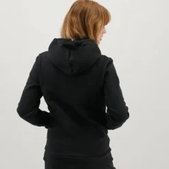 Sweat à capuche Mixte ESS T/T N°1 M Noir en coton