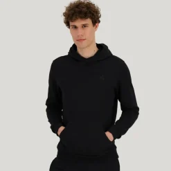 Sweat à capuche Mixte ESS T/T N°1 M Noir en coton