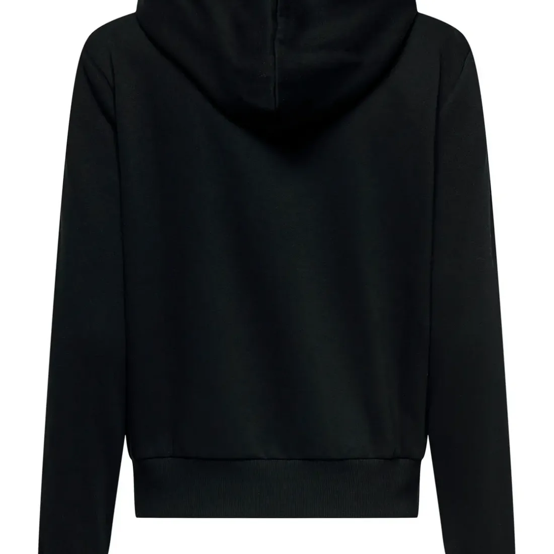 Sweat à capuche Noli - Noir/ Coeur doré en coton Mina