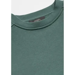 Sweat garçon Leonbo vert sapin en coton