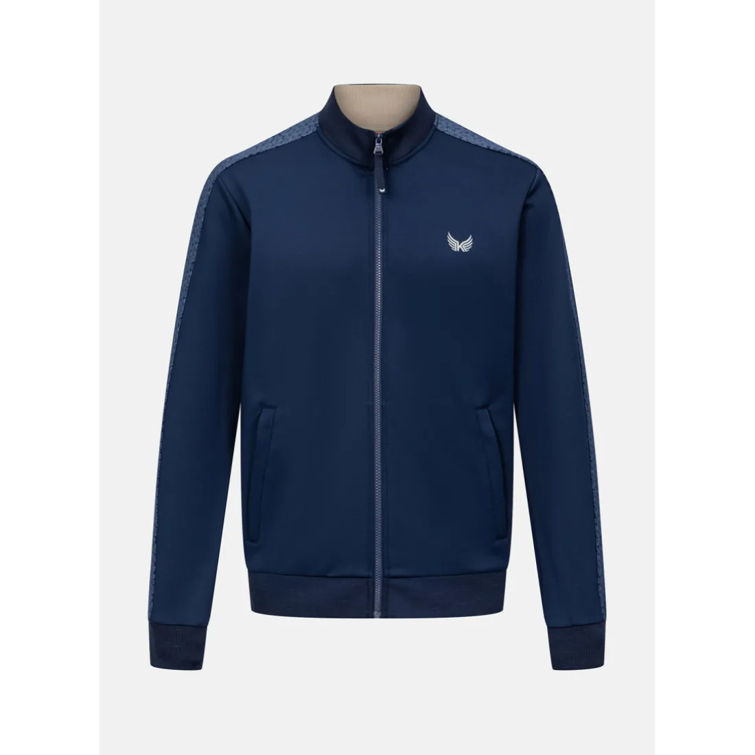 Sweat Zippe LED bleu marine