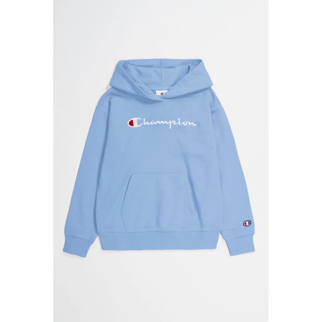 Sweatshirt à capuche enfant unisexe bleu ciel