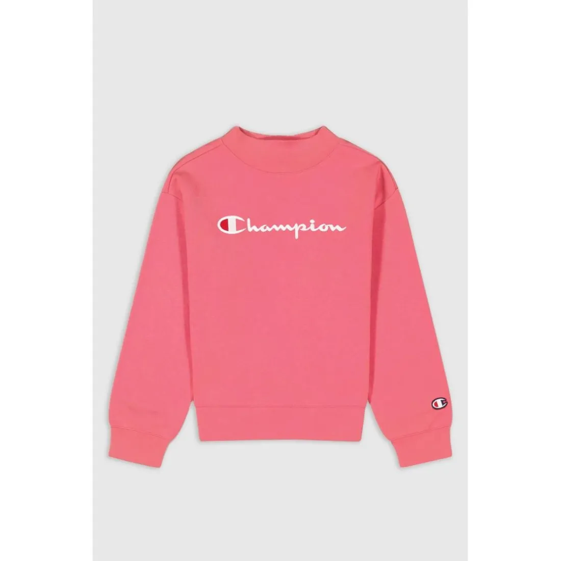 Sweatshirt à col rond - Rose