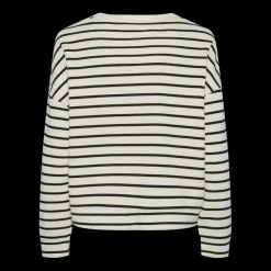 Sweat-shirt blanc en coton