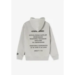 Sweat-Shirt capuche garçon TANBO gris Gus en coton