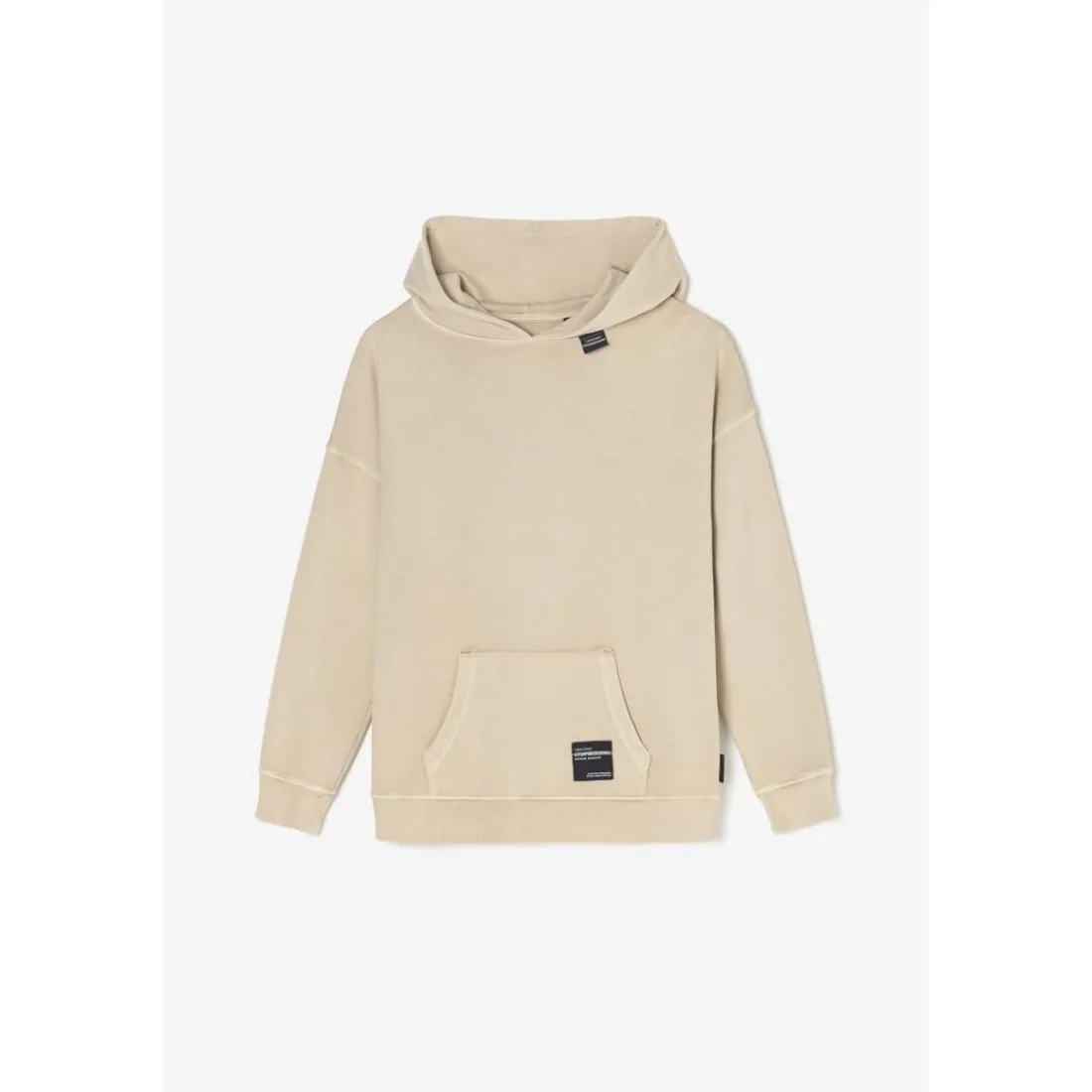 Sweat-Shirt capuche garçon ANIBO marron en coton Cy
