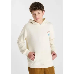 Sweat-Shirt capuche LOUIBO beige en coton Ned