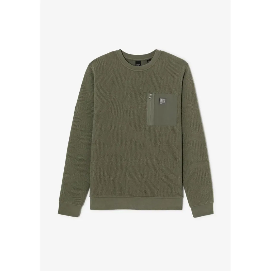 Sweat-Shirt CORA kaki Adam en coton