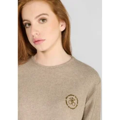 Sweat-Shirt fille AUREGI marron Pia en viscose