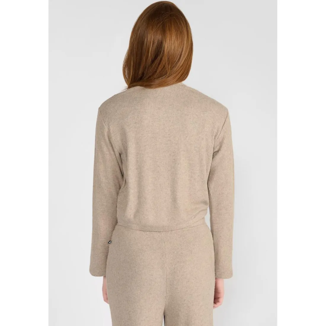 Sweat-Shirt fille AUREGI marron Pia en viscose