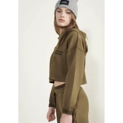 Sweat-Shirt fille capuche JOIAGI marron Dee