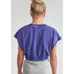 Sweat-Shirt fille NAELLEGI bleu en coton
