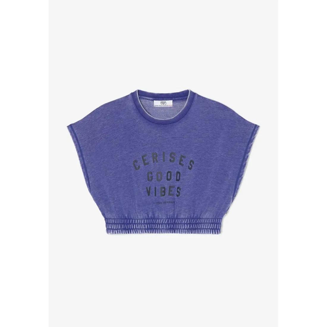 Sweat-Shirt fille NAELLEGI bleu en coton