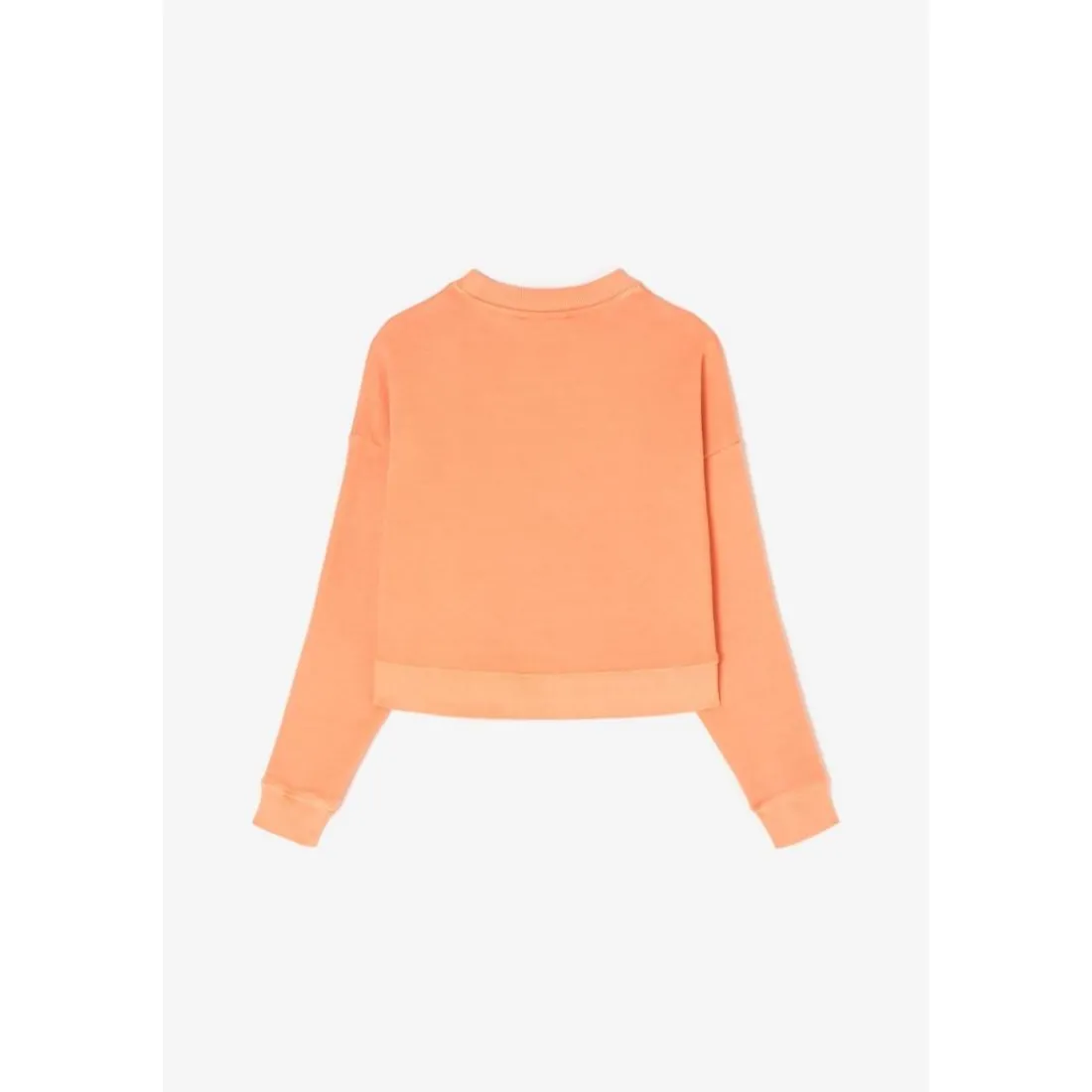 Sweat-Shirt fille STEPHAGI orange Amy en coton