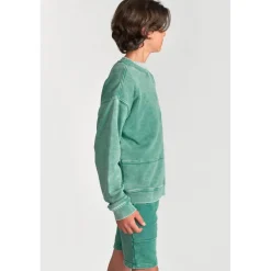 Sweat-Shirt garçon JONBO vert en coton
