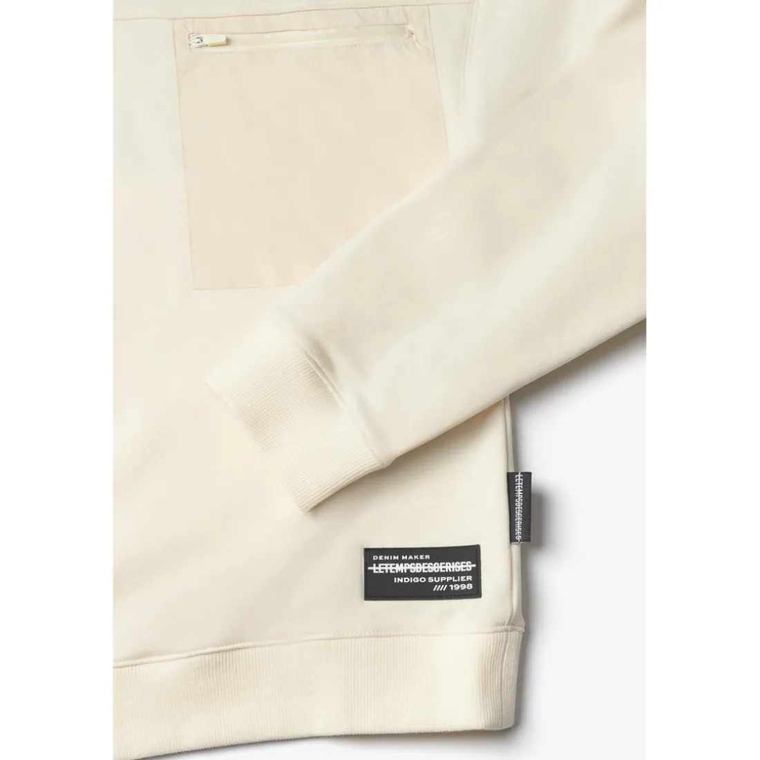 Sweat-Shirt garçon JUNBO blanc en coton