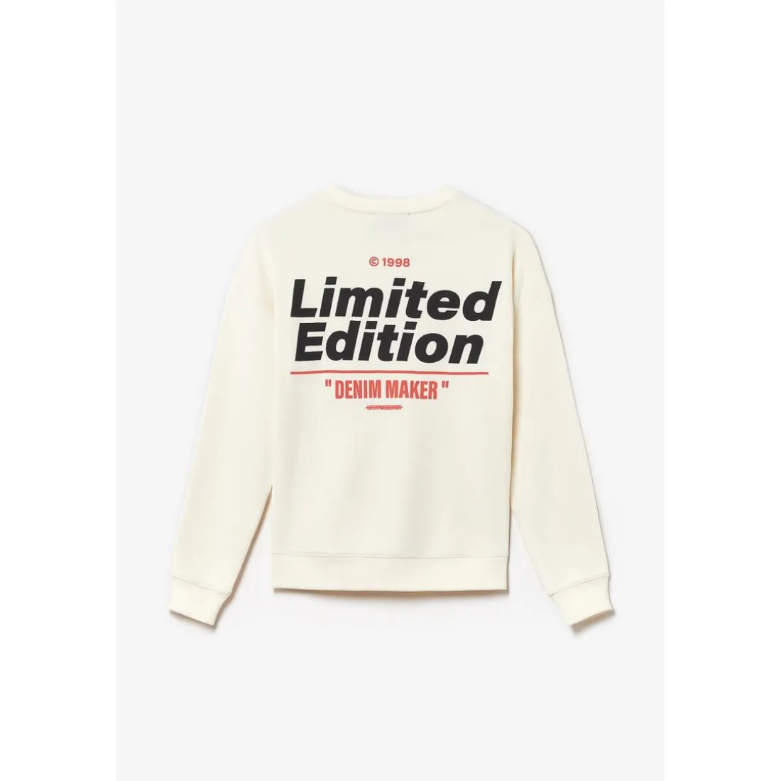 Sweat-Shirt garçon JUNBO blanc en coton