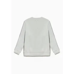 Sweat-shirt garçon, KOBABO gris en coton