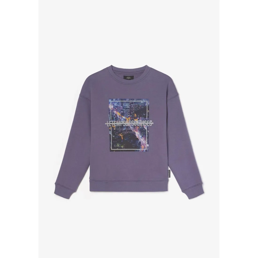 Sweat-Shirt garçon NAKABO violet en coton