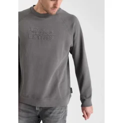 Sweat-Shirt garçon VELABO gris Gil en coton