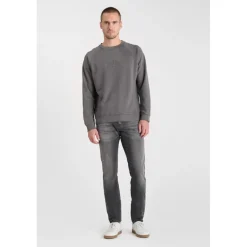 Sweat-Shirt garçon VELABO gris Gil en coton