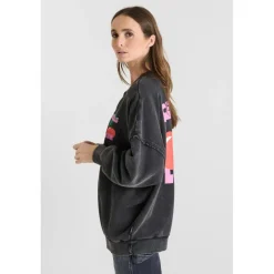 Sweat-Shirt JULES noir Uma en coton