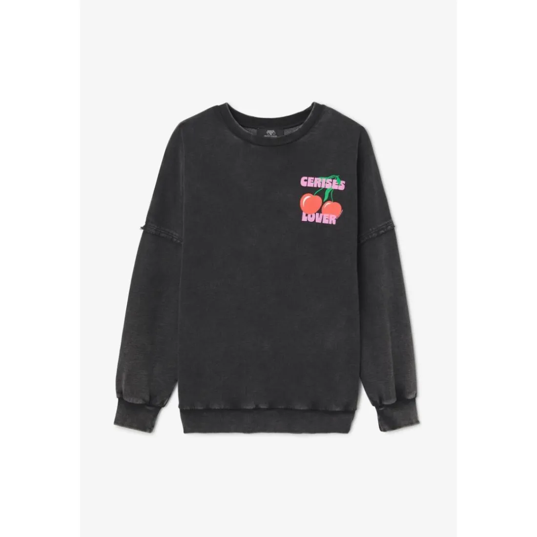 Sweat-Shirt JULES noir Uma en coton