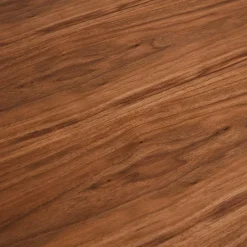 Table à diner avec pied central en x 'WALABY' en bois finition Noyer